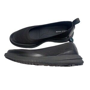 Cole Haan Zerogrand Ballet Flats Women’s 10 B Black Stitchlite Comfort Shoes